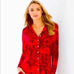 Soma Red & Black XL Cool Night Pajamas